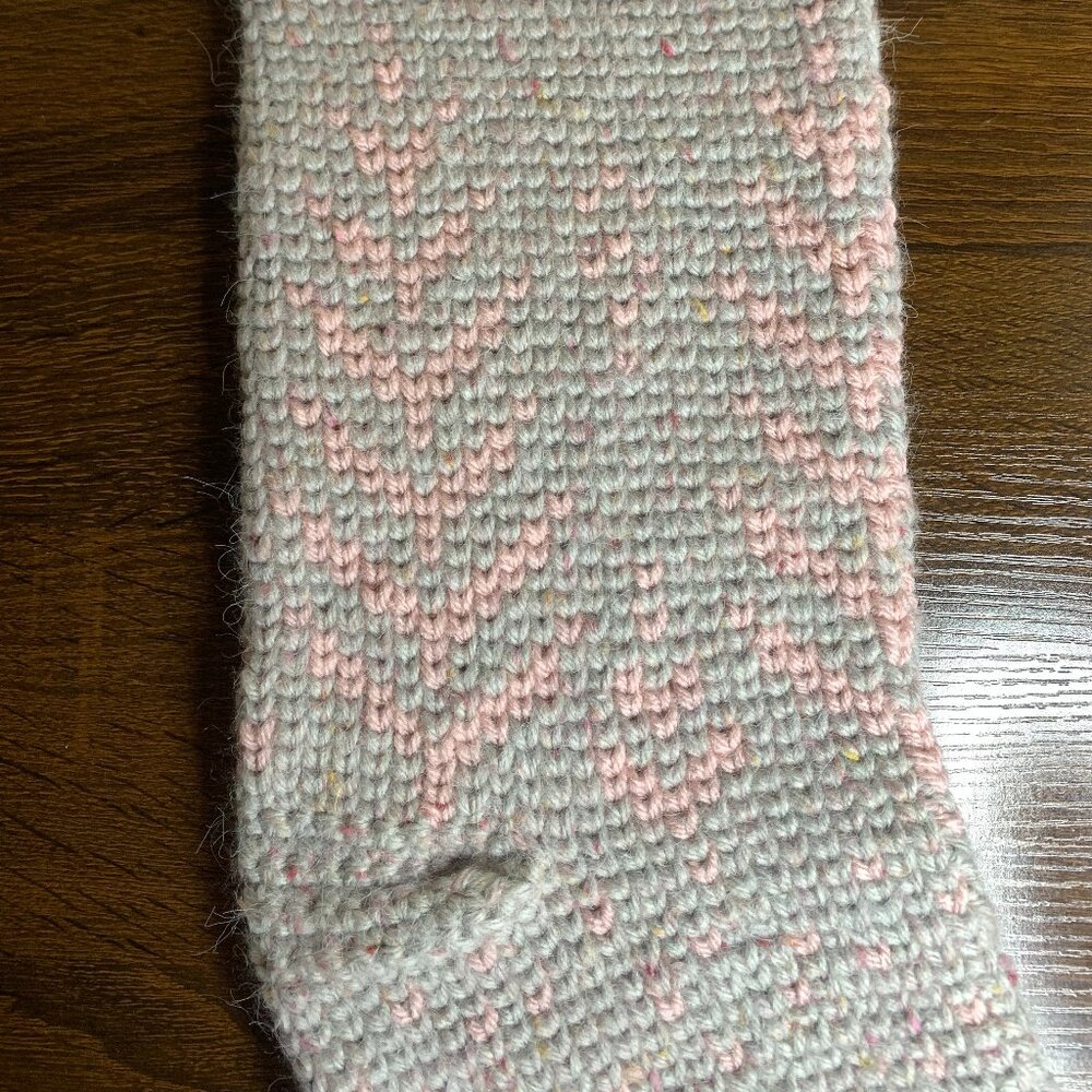 Handmade Spruce Tree Christmas Stocking - Picture 2 of 10